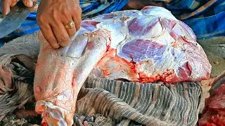 Amazing Meat Cutting Skills | Exclusive Beef Cutting Skills by Traditional Butcher in Bangladesh
