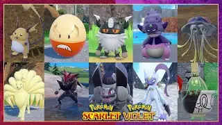Pokemon Scarlet & Violet All Regional & Convergent Forms