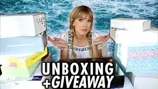I'M DROWNING IN MAKEUP || HUGE PR UNBOXING + GIVEAWAY | LeighAnnSays