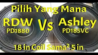 Pilih Yang Mana RDW PD1880 Vs Ashley PD185VC, 18 in Coil Sama² 5 in