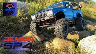 RC 1/10 scale Cross RC SP4B  sunset crawling