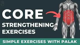 Best Core Strengthening Exercises at home with Palak