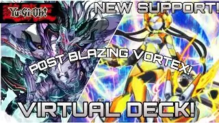 VIRTUAL WORLD DECK! POST BLAZING VORTEX! NEW SUPPORT (TCG YU-GI-OH)