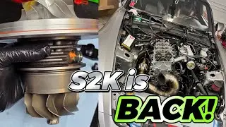 S2K is Back! Installed knock sensor, new fuel pressure sensor, and ring break in!