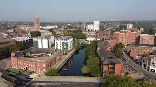 Derby Riverside by Drone Sept 2020