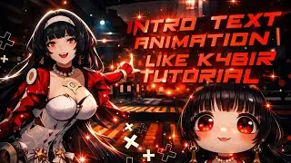 This is How to make intro text like K4BIR 🔥🫡 [Tutorial/Text Animation/Alight Motion]