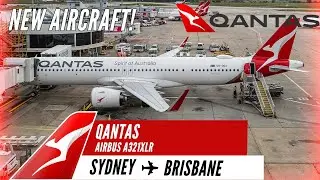 First Look at the QANTAS A321XLR - Sydney to Brisbane Economy Class | TRIP REPORT