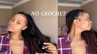 The Easiest faux locs tutorial |  beginners guide | super long Faux locs • Marley kinky Braid