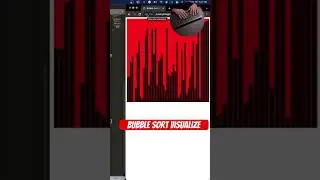 ASMR Programming - Coding Bubble Sort visualize