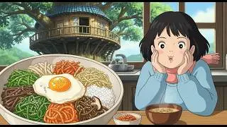 living with grandma & grandpa in a giant treehouse🌲 | asmr mountain cooking | studio ghibli style