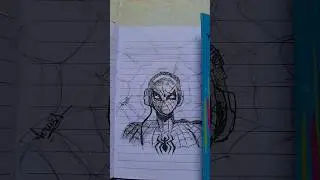 Spiderman drawing , Diary drawing part 3 #shorts#spiderman#diarydrawing#sketch