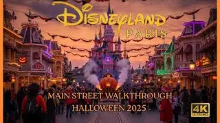 Disneyland Paris Halloween Main Street Walkthrough October 2025 &ndash; A Must See Spooky Experience