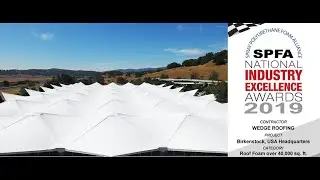 1st Place Spray Foam Roofing Award for San Francisco Bay Area Contractor - 2019 SPFA Award