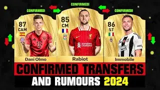 FIFA 25 | NEW CONFIRMED TRANSFERS & RUMOURS! 🤪🔥 ft. Rabiot, Dani Olmo, Immobile... etc