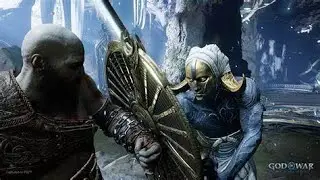 God of War Ragnar&ouml;k kratos vs einherjar archer Best  fight scene ever
