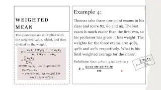Mean Of Ungrouped Data
