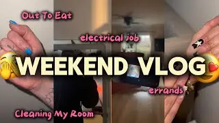 Weekend Vlog | TEENAGE DIARIES - cleaning my room, errands, cleaning.