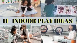 11- INDOOR Play & Activity Ideas (ZERO COST) for 2-4 Years Old