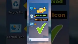 Fix Missing Desktop Icons | This PC, Control Panel & Recycle Bin Not Showing [Windows 10/11]