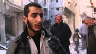 قصف حي الصالحين في حلب