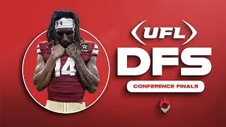 The Best DFS Picks For The UFL Conference Finals! 🔥