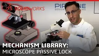 Mechanism Library Microscope Passive Lock SOLIDWORKS Tutorial