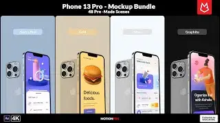 Phone App Promo | iPhone 13 Pro Mockup Bundle
