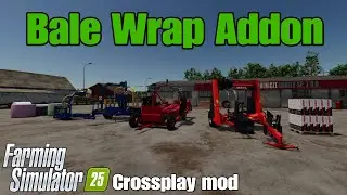 Bale Wrap Addon / FS25 crossplay mod