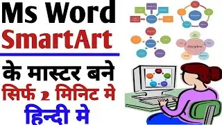 How to use smart art in microsoft word | SmartArt Tutorial