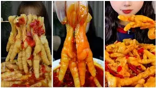 Mukbang chân gà rút xương 뼈 없는 닭발먹방