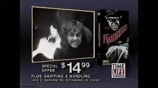 1990 Classic Horror Movies video series Time-Life TV commercial
