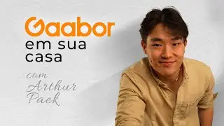 Gaabor em sua casa com Arthur Paek