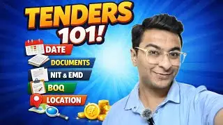Government Tenders Explained (Dates, EMD, BOQ & More) 