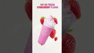 Sip your Strawberry Milkshake
