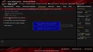 Asus ROG Crosshair X670E Hero BIOS Click through