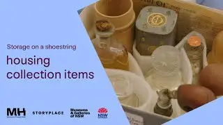 Storage on a shoestring: housing collection items