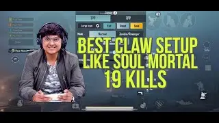 SouL MortaL Claw Setup And Sensitivity Setting | Best Four Finger Pubg  Mobile Layout | jaeger