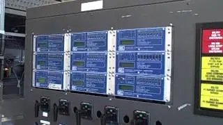 Miniature AC power grid substations -- part 2 (bus fault demo)
