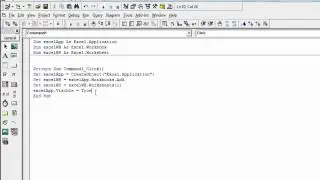 Excel in VB6 0   1 How to open a new Excel sheet in VB6 0