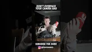 DON'T OVERPACK YOUR CAMERA BAG #photography #microfourthirds #tutorial #travel #photographer