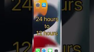 How to change time zone 24hour to 12 hour iphone tips and tricks #shorts