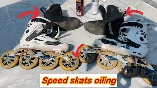 Skating shoes wash and oiling 😱