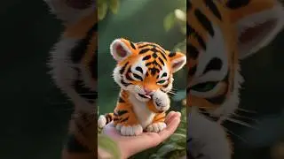 Tiny Tiger Sneezes in Pumpkin Hat 🐯🎃