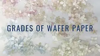 How to choose wafer paper. Grades of wafer paper