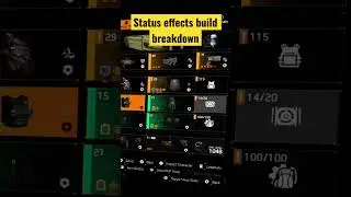 ￼ Status effects build breakdown