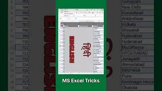 Excel Convert Language English To Hindi | MS Exsel New Trick | #shorts #short #excel #microexcel