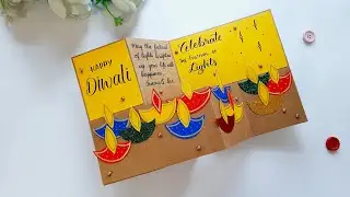 Diwali Card | POP UP CARD for Diwali | Greeting Card for Diwali | Handmade Diwali Card | Tutorial