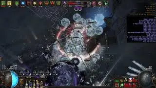 [POE 3.10] 5 herald coc ice nova Assassin (5전령 coc 얼음폭발 어쎄신) vs 5 Delirium orbs 16T mapping
