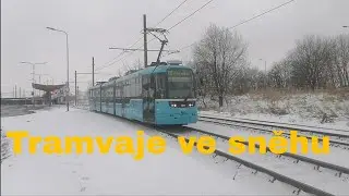 DPO: Tramvaje ve sněhu v Ledenu 2026 