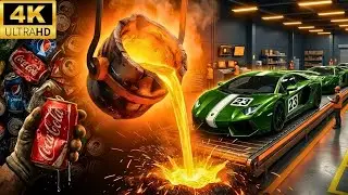 Внутри фабрики алюминиевых игрушек: переплавка 50 000 банок из-под газировки в суперкары